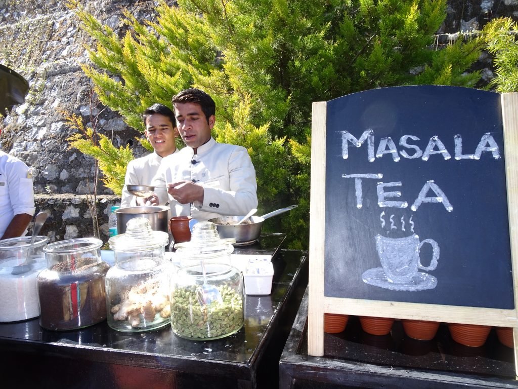 Afternoon tea at Marriott, Mussoorie