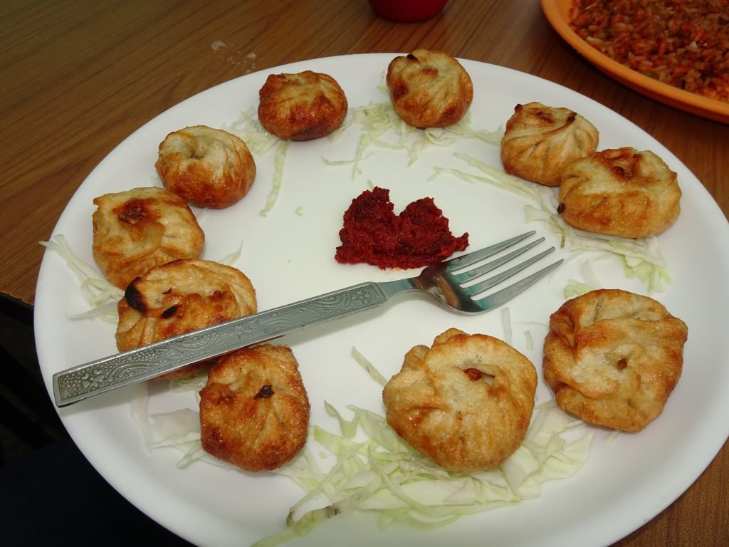 Fried Momos at Pangong