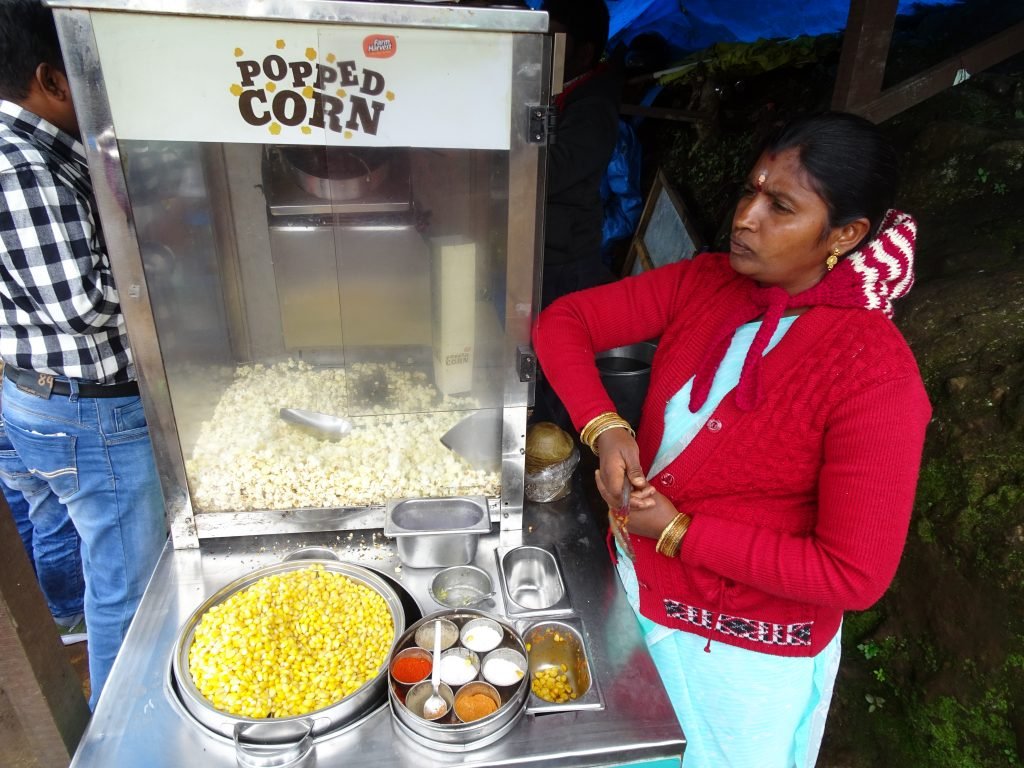 Corn and Popcorn in Ooty