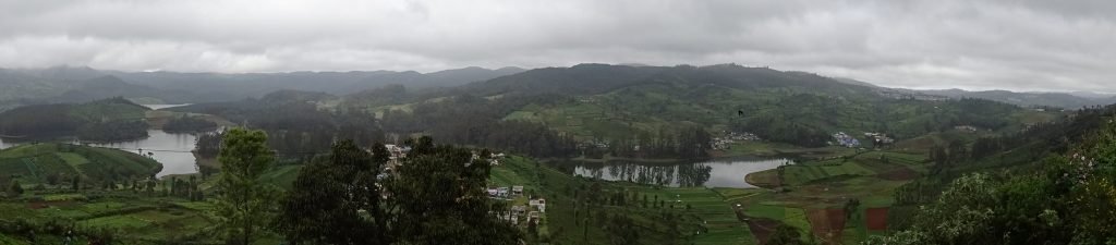 Panorama View of Ooty