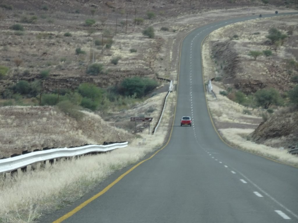 Deserted Namibian Roads