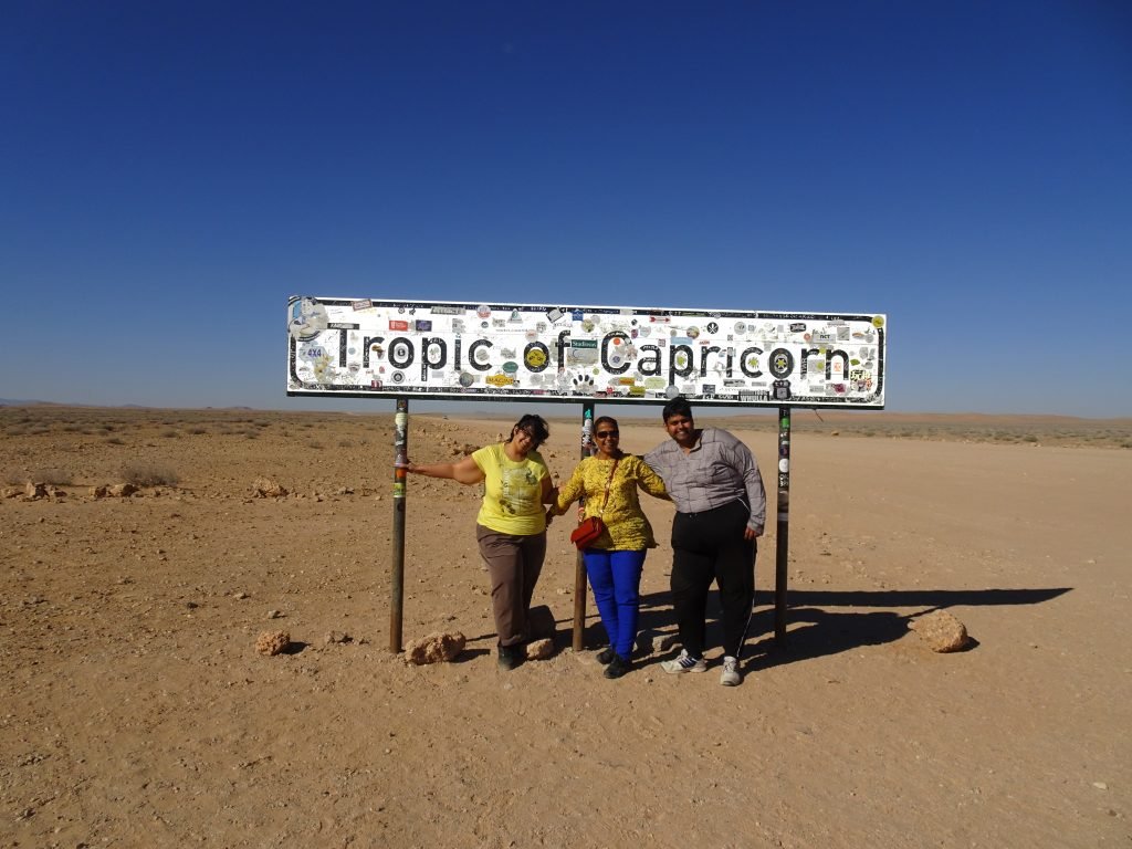 Tropic of Capricorn in Namibia
