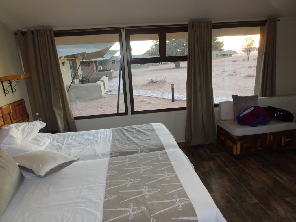 View from the room at Sossusvlei Lodge