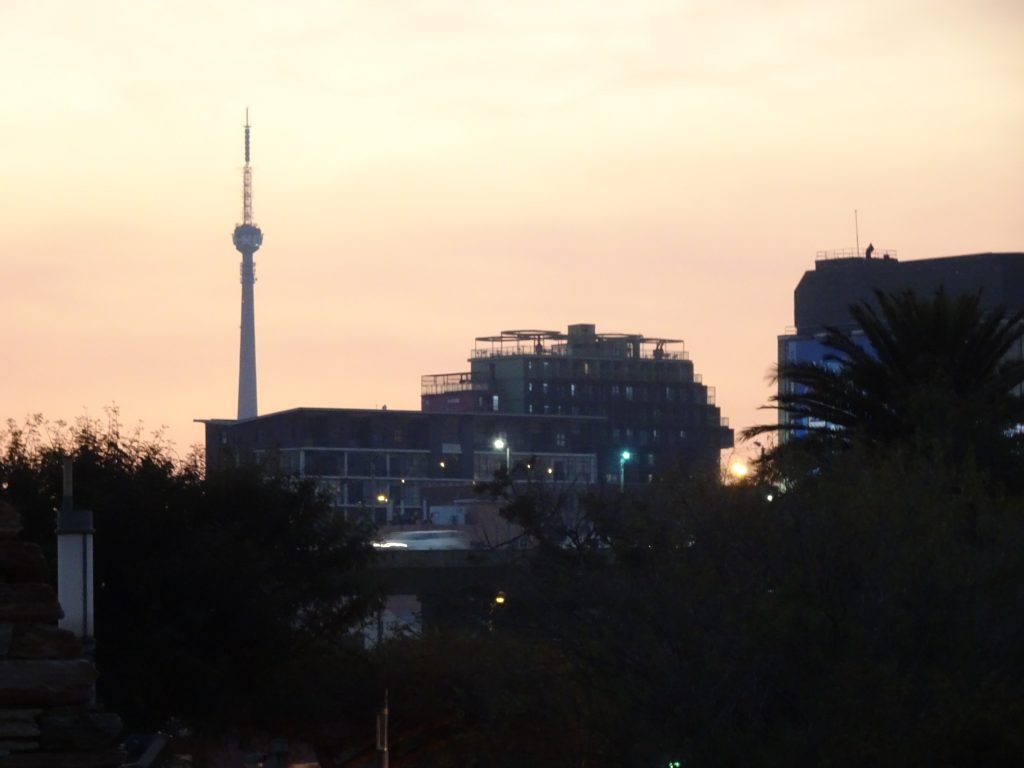 Sunset in Johannesburg