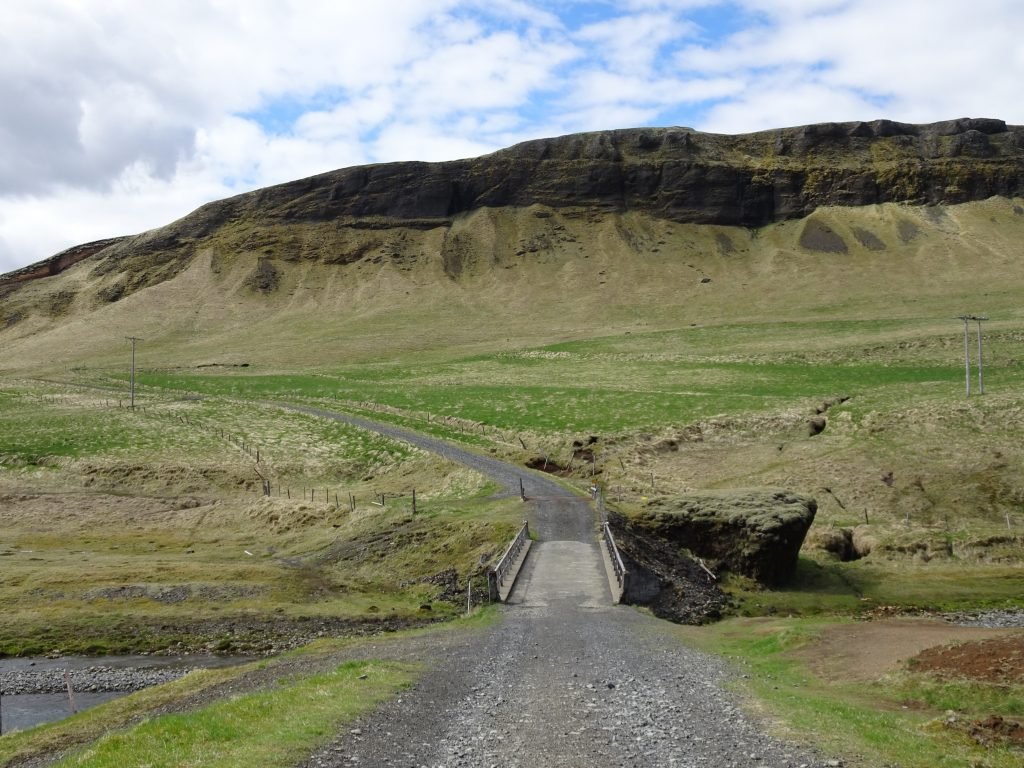 Bridge at Fjaðrárgljúfur Canyon