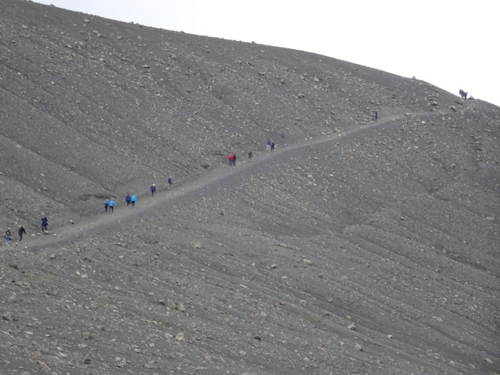 Hverfjall hike in Iceland