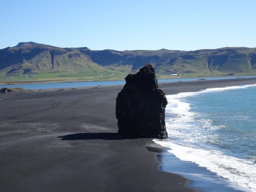 View from Dyrhólaey in Iceland