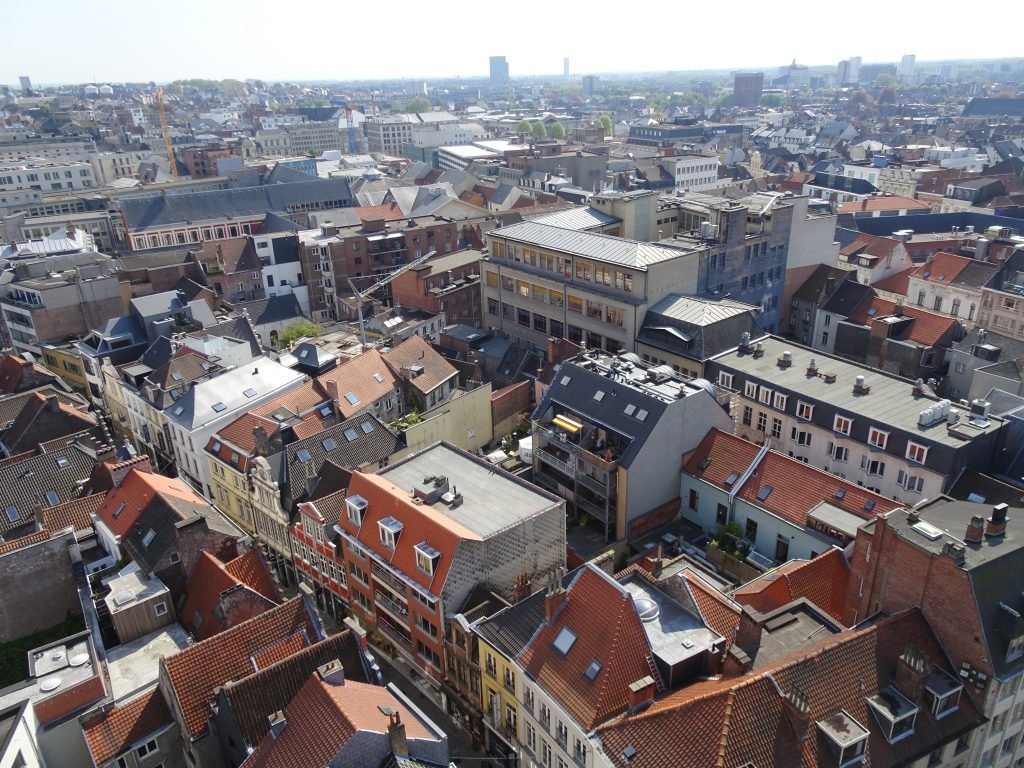 View of Ghent from Belfry Tower