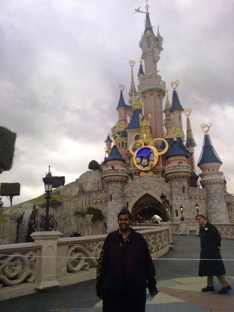 Kapil at Disneyland Paris