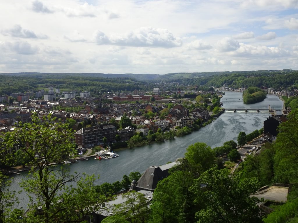 View from the Namur Citadel in Belgium - 10 days in Benelux