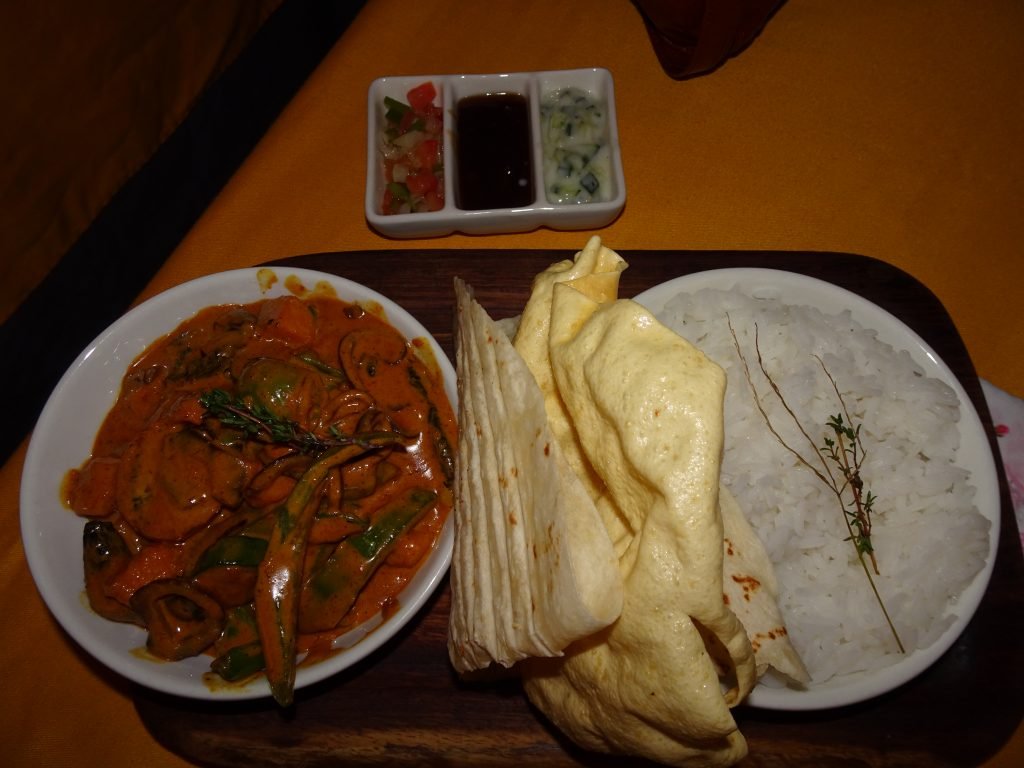 Veg Curry at Kuka Cafe