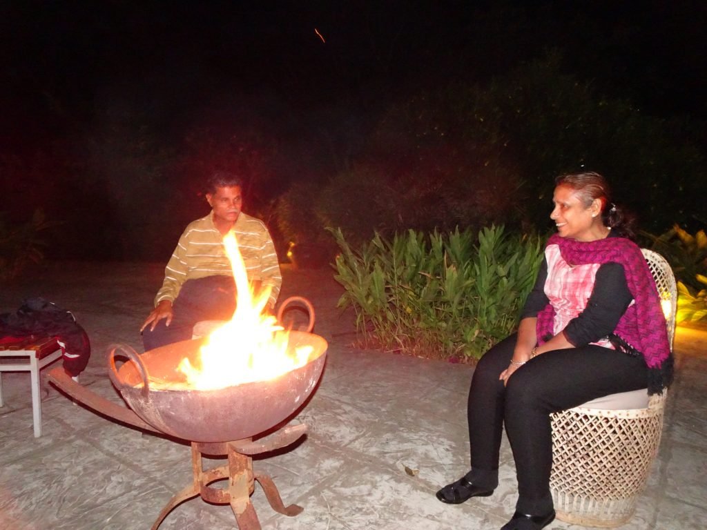 Bonfire at Serai