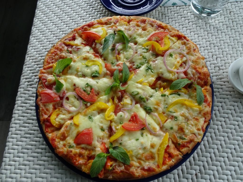 Pizza at Le Domaine de la Réserve