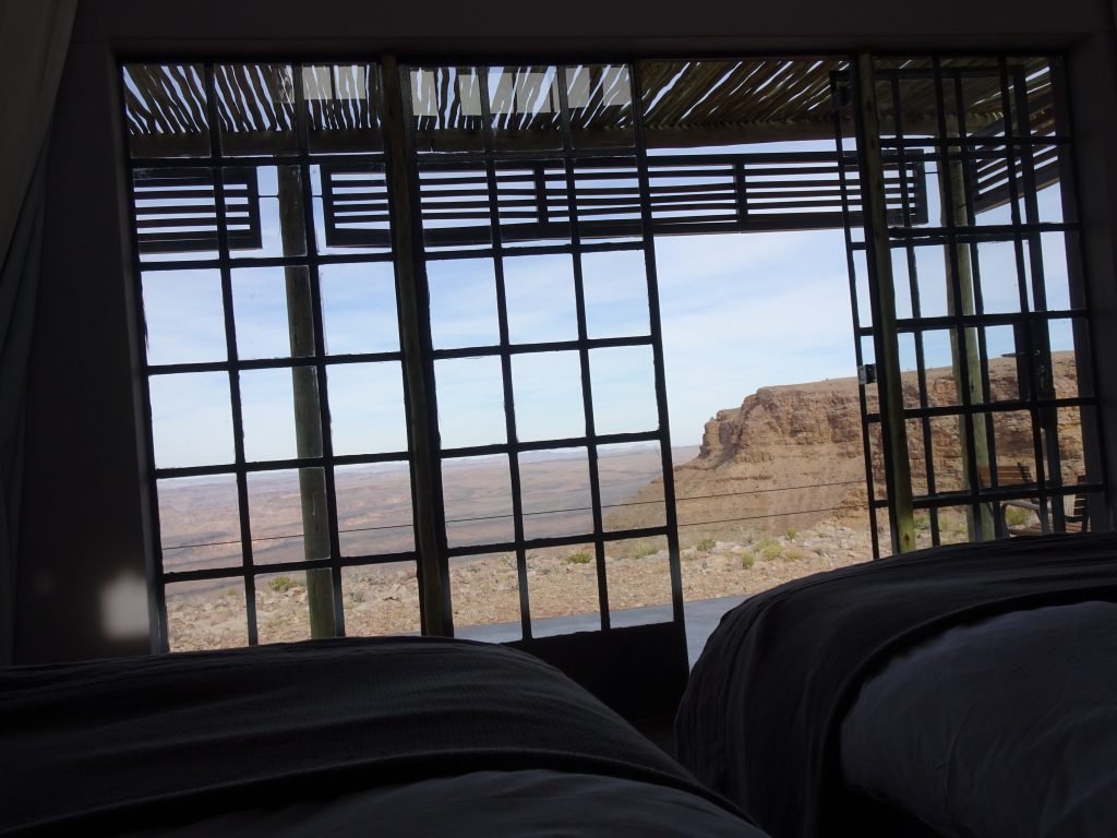 View from the Bed in Fish River Lodge