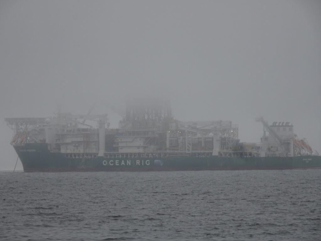 Oil Rig on Sandwich Harbour Tour