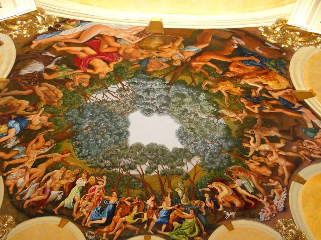 Ceiling in Emperor Palace in Johannesburg