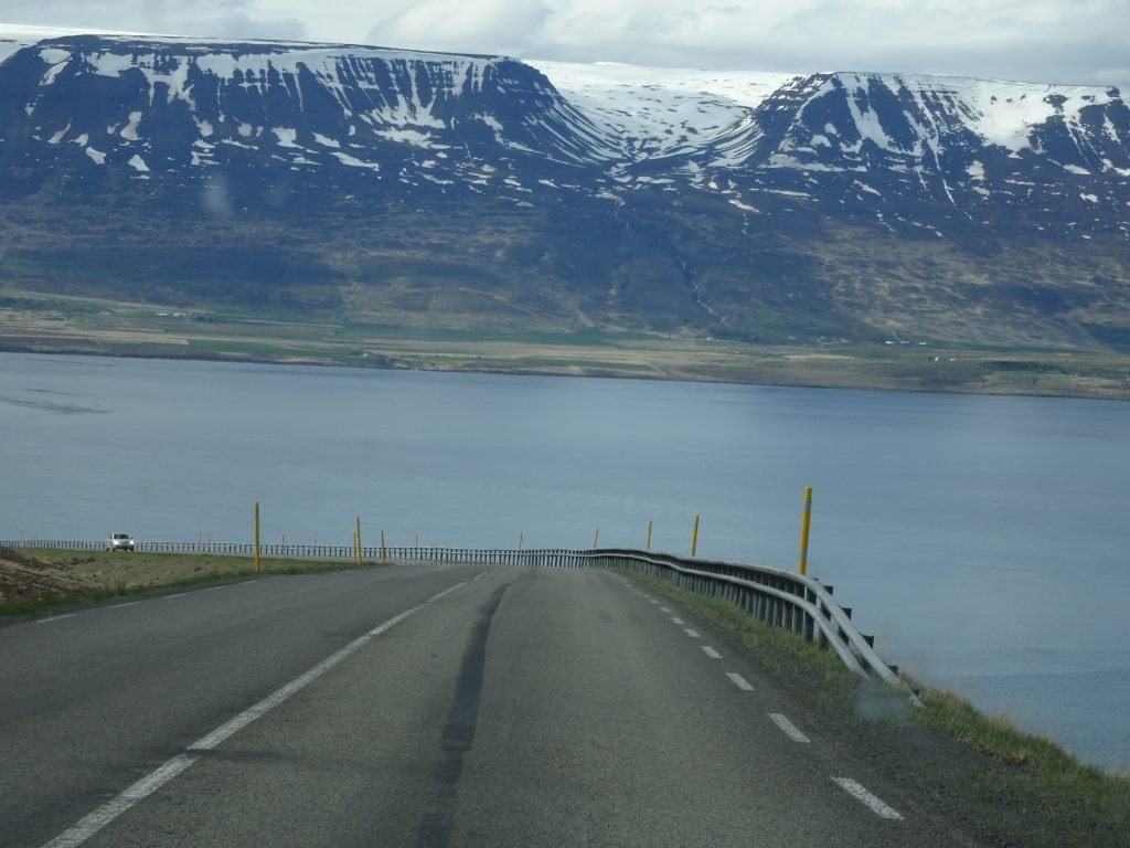 Drive to Akureyri in Iceland