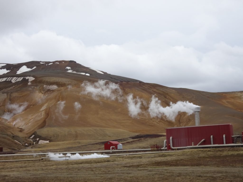 Krafla Volcanic area in Iceland