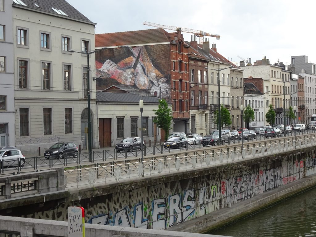 Tintin Mural Paintings in Brussels