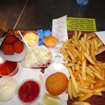 Vegetarian fries in Belgium