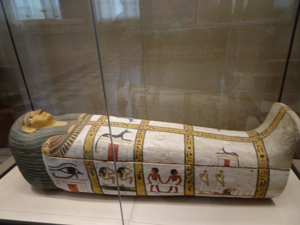 Egyptian Mummies at the Louvre in Paris