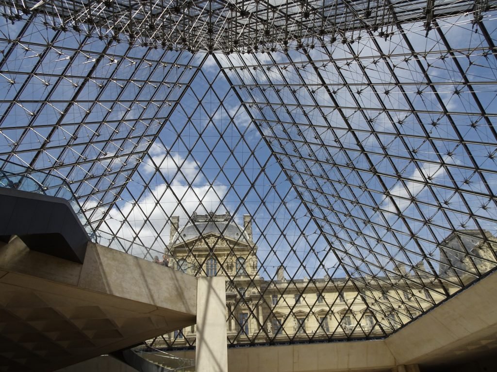 Pyramid Entrance at the Louvre
