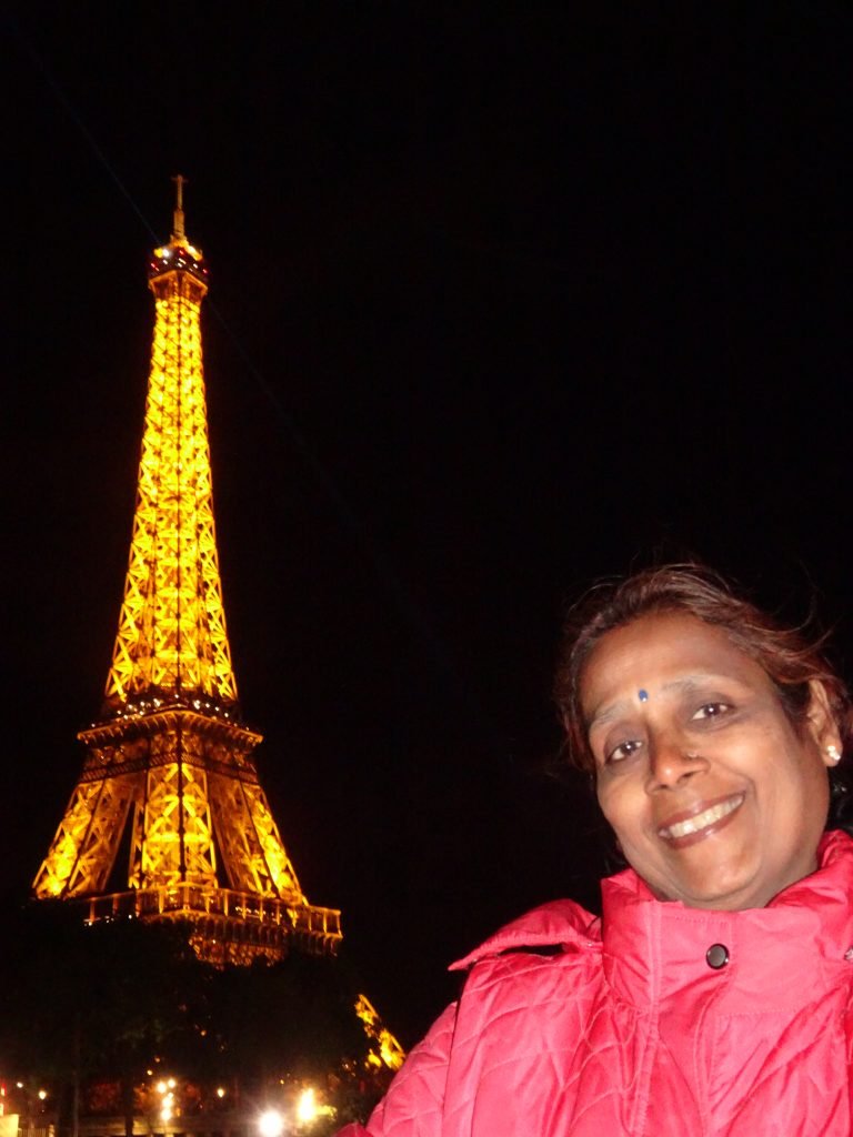 Selfie with Eiffel Tower